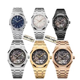 Men Watches Designer AP Watch Movimiento automático de alta calidad 42 mm Skeletons Audemar Dial de acero inoxidable Sapphire Montre de Luxe Orologio di Lusso 15400