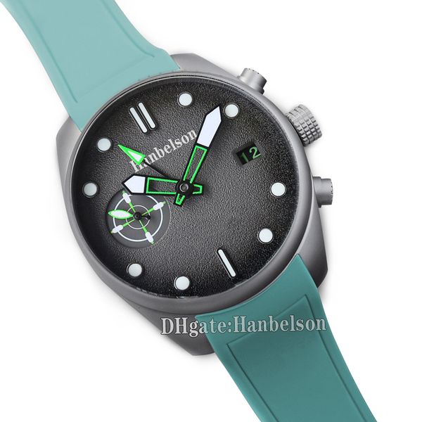 MENS Watch Automatic Mouvement Special Edition Grey Face Hourde Nylon Bande de nylon 47 mm Corloge de rotation