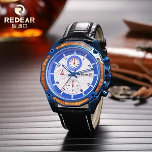 Heren Watch Belt Business Waterproof Glow-in-the-Dark Leisure Quartz Multifunctionele sporthorloges