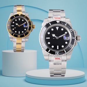 herenhorloge blauw automatisch uurwerk glazen bodem stalen jubileumband horloge Submarine horloges heren lichtgevende saffier luxe montre homme waterdichte aaa horloges
