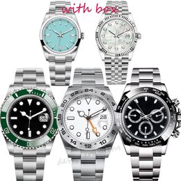 herenhorloge klassiek luxe designer mechanisch horloge automatisch uurwerk roestvrijstalen band 41MM36MM nachtgloed waterdicht saffierglas modehorloge