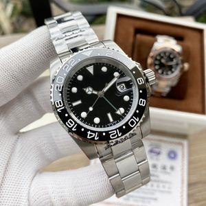 reloj para hombre diseñador de lujo clásico reloj mecánico movimiento automático correa de acero inoxidable 41MM noche impermeable cristal de zafiro reloj de moda regalo de cumpleaños