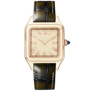 Montre pour hommes Designer Couple Montres Mouvement à quartz 32mm Haute Qualité Montre-bracelet de luxe Bracelet en cuir de vache étanche Nouvelle montre de luxe