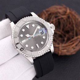 Montre pour hommes montres de luxe de créateur 40mm roes coulissantes montre en or bracelet en caoutchouc en acier inoxydable automatique mécanique lumineuse waterpr298t