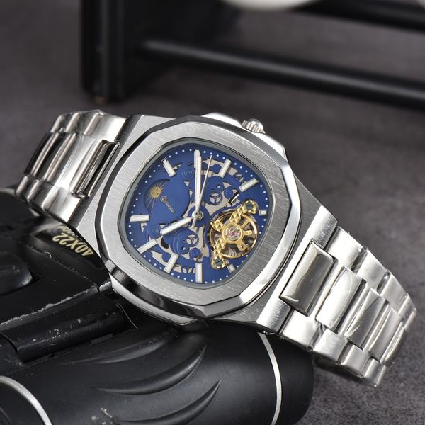 Reloj para hombre de diseño Relojes mecánicos de alta calidad Nautilus Boutique Correa de acero Relojes de diseño para hombres Reloj al por mayor de regalo relojes de marca de lujo baida-01