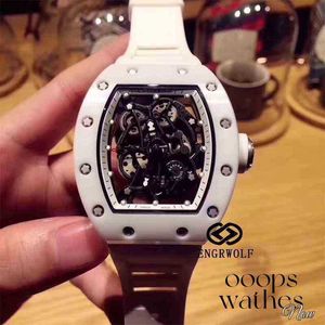 herenhorloge designer uurwerk automatisch luxe luxe mechanica pols Engrwolf