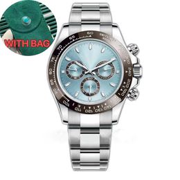 Luxe heren Watch Reloj Dayton kijkt van hoge kwaliteit orologio 2813 Automatische beweging Sapphire waterdicht met doos met groene tas orologio di Lusso Montre QC AAA