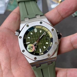 herenhorloge designer horloge automatisch mechanisch horloge 42 mm bezel saffier horloge horloge heren silicagel armband horloge