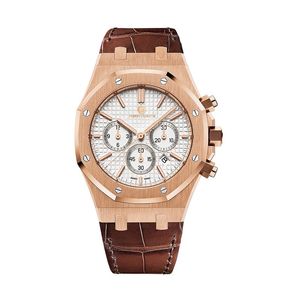 montre pour hommes montre de créateur bracelet en acier inoxydable montre de synchronisation multifonctionnelle mouvement à quartz verre saphir plusieurs couleurs disponibles montre de luxe avec boîte