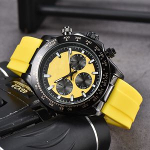 MELNS Watch Designer Watches Mouvement de quartz automatique Mouvement étanche Designer Watchs Rubber Strap Oologio Di Lusso Montre Ro009