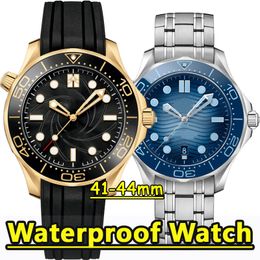 Relojes para hombres relojes de alta calidad Función deportiva clásica Watch Sea 150/300 44m Mecánico Mecánico Reloj 904L Sapphire de acero inoxidable impermeable con caja