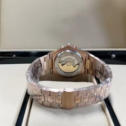 Reloj para hombre Relojes de diseño Boutique de alta calidad Correa de acero Relojes de diseño para hombres Venta al por mayor Patek Reloj Diamante Automático 40 mm personalizable Nautilus 57
