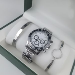 herenhorloge designer horloges Hoge kwaliteit heren quartz uurwerk met doos waterdichte luxe horloges roestvrijstalen band orologio di lusso Montre met doos