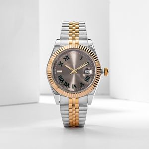 Heren Watch Designer Horloges Hoogwaardige topdag Datum Luxe Diamanten Automatische mechanische beweging Horloges Heren Roestvrij staal Waterdichte polshorloge met doos