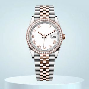 herenhorloge designer horloges hoge kwaliteit 8215 beweging automatisch horloge dames 36 mm 41 mm wijzerplaat diamant Romeinse cijfers orologio klassieke diamanten horloges
