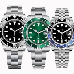 Relojes de diseñador para hombres Bisel de cerámica mecánico de 40 mm de 40 mm Relojes de zafiro luminoso impermeable orologio di lusso Montre de luxe