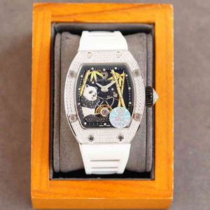reloj para hombre relojes de diseño movimiento automático de lujo Paneraiss Luxury Mechanics Richa reloj de pulsera Rm026 Lady Diamond Ca