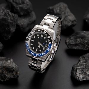 Mentiers de montre pour hommes montres RELOJ 41 mm Noir DIAL MÉCANIQUE MÉCANIQUE CERAMIQUE Classic en acier inoxydable Imperméable Sapphire Luminal Watchs Dhgate0