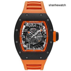 Herenhorloge Dress Watches RM Watch RM030 Americas Limited Edition 30 Oranje Zwart Carbon RM030 Herenhorloge