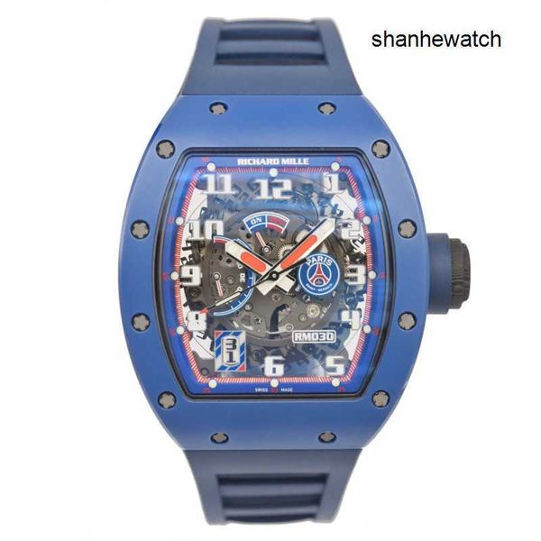 Reloj para hombre Relojes de vestir RM Watch Rm030 París Francia Edición limitada Edición limitada 100 piezas