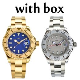 Relógio masculino de designer de moda de luxo relógio mecânico automático ouro e prata safira luminoso relógio à prova d'água 36 41 mm de diâmetro
