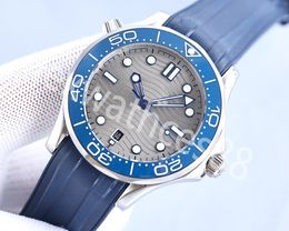 herenhorloge hoge kwaliteit designer horloges 42 mm kast luxe met rubberen band 300m 600m duiken aaa mannen zee sport automatisch uurwerk horloges