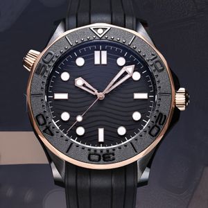 Reloj para hombre Relojes de diseño de alta calidad Caja de 42 mm Montre con correa de goma Relojes deportivos de movimiento automático para hombre