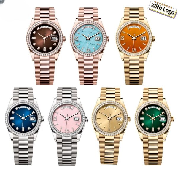 Regarder des hommes de haute qualité Designer Luxury Watch Daydate 36 mm Mélanges mécaniques automatiques Diamond Watch Rol Watch Luxury Ro Man Montres