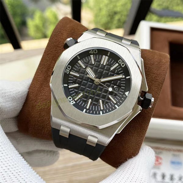 Montre pour hommes de haute qualité montre de sport de luxe de marque plusieurs couleurs assorties bracelet en caoutchouc montre d'affaires de mode pour hommes peut ajouter un verre saphir étanche