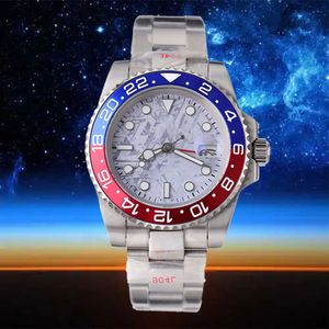 Herenhorloge Imitatiehorloge Saffierzilver Keramische ring monte Roestvrij stalen band Super Glow 41 mm automatisch mechanisch herenhorloge Klassiek horloge