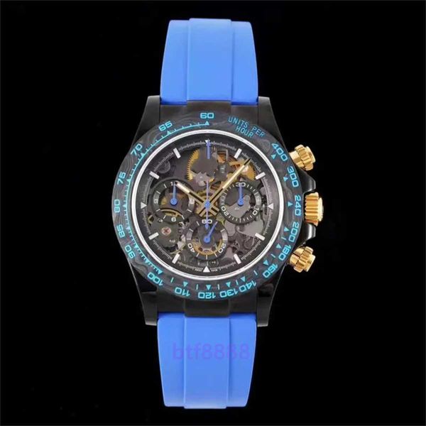 Reloj para hombre Reloj de edición limitada pintura de fama mundial Reloj universal Serie de cerámica espejo de zafiro correa de goma