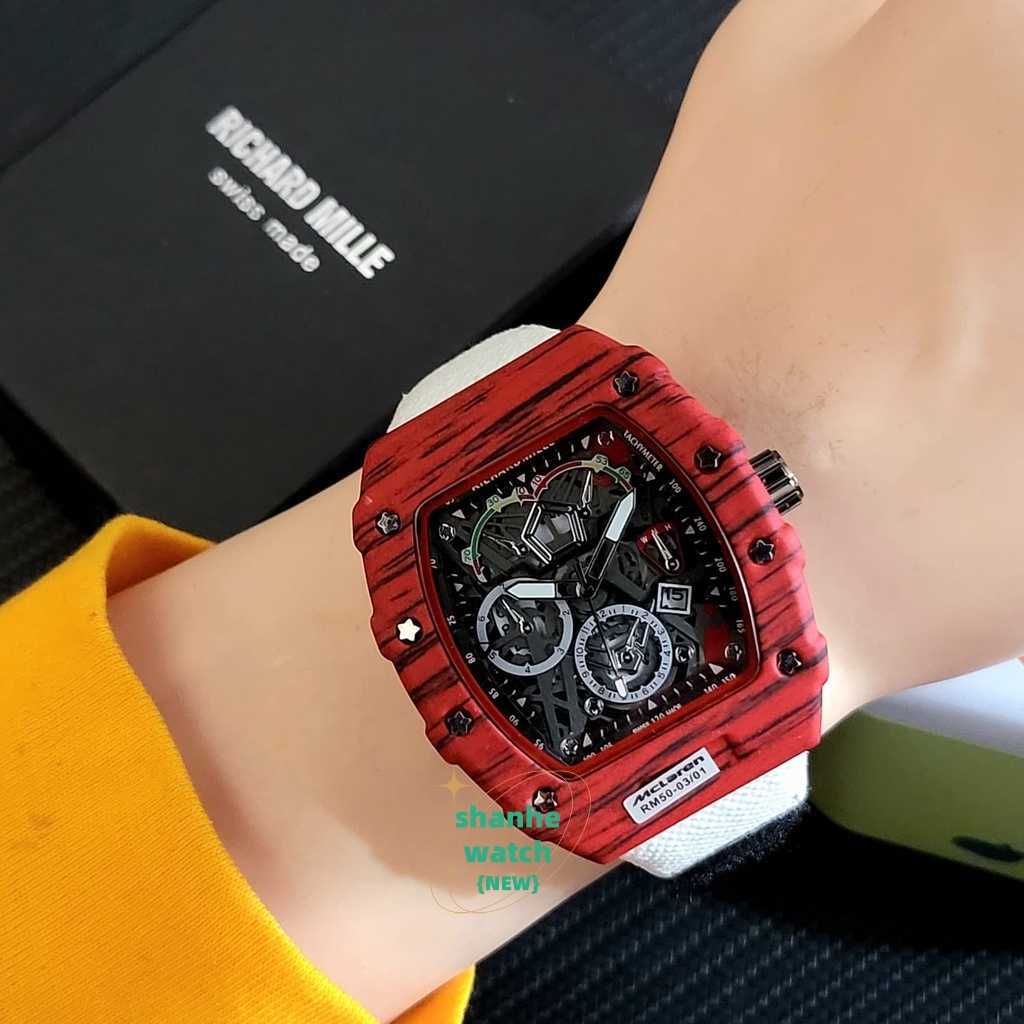 Męskie zegarek luksusowy automatyczny ruch ogląda nową serię wysokiej jakości RM512