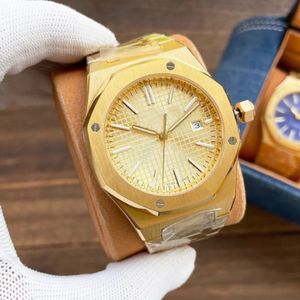 Herenhorloge luxe designer horloges 42 mm wijzerplaat automatisch mechanisch klassiek roestvrij staal waterdichte horloges geen doos
