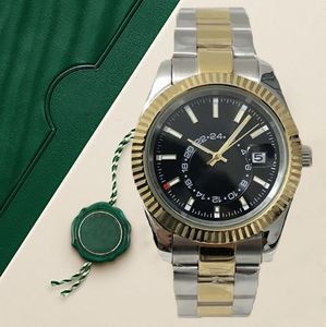 Mens Watch Luxury Designer Relógios Reloj Alta Qualidade 41mm Automático Mecânico Cerâmica Moda Clássico Aço Inoxidável À Prova D 'Água Luminosa Safira Homem Relógios