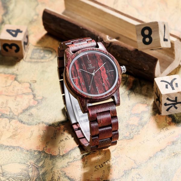 Montres de luxe pour hommes Size 40,5 mm L Wrist Wrists Uwood Japan Miyota Quartz Mouvement Watches avec Box Top Quality