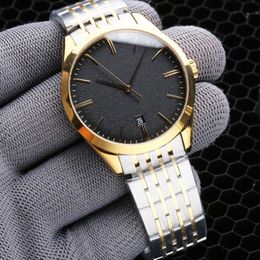 MENS Watch Mechanical Automatic 8215 Mouvements montres de 40 mm Business Wristwatch Sapphire Montre de Luxe All en acier inoxydable