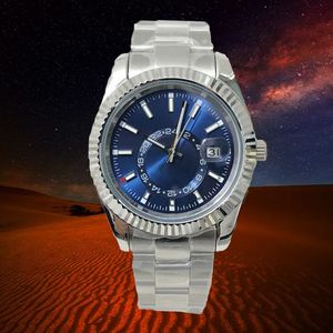 montre homme mécanique saphir montres sport aaa 41mm montre cristal bracelet en acier inoxydable serrure coulissante boucle solide table de haute qualité peut personnalisé en gros