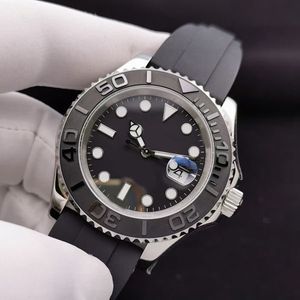 Mens Watch Mechanisch horloge 42 mm zwarte wijzerplaat nautische stijl 2813 Automatische bewegingsriem duik 226659 Mens Watch horloges met