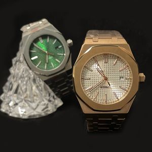 Heren Kijk Menwatch For Women Watch Movement horloges Silver Gold Grootte 42 mm 904L roestvrij staal Watchstrap Sapphire Orologio horloges Hoge kwaliteit designer horloges