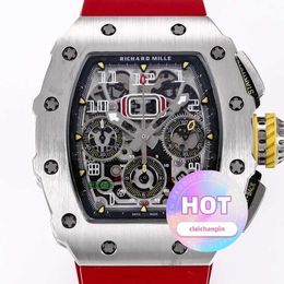 Mens Watch New Mechanical Wrist Watches RM11-03 Series 11-03 Automatic Mens Nouveau concepteur haut de gamme de haute qualité de haute qualité