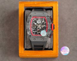 Mens Watch New Mechanical Qurist Watches RM11-03 Luxury mécanique pour l'homme Superbe concepteur de haute qualité de haute qualité