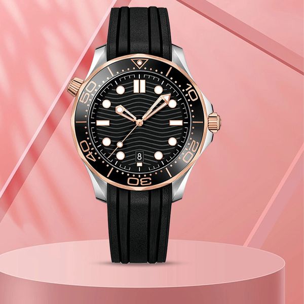 reloj para hombre OMG reloj mecánico de movimiento japonés relojes de 41 mm de zafiro impermeable marca de lujo brillo plegable correa de montón personalizable