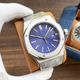 Montre pour hommes orologi 15400 15500 montres de créateurs de haute qualité cadran Audemar 41MM montres à mouvement automatique en acier inoxydable saphir étanche concepteur de montres pour hommes