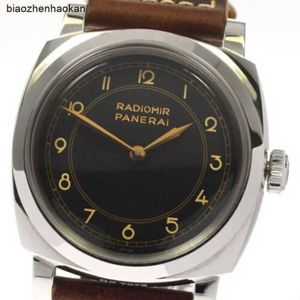 Mens Watch Panerais kijkt Radiomir 1940 3 Days Acciaio Pam00790 Windup in Hand_ Sevenhonderd Honderd Dertin Thousand Sixtyfive 7Jeb