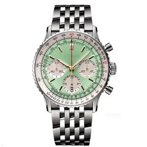 Heren horloge precisie en duurzaamheid 50 mm kwarts automatische beweging 904L roestvrijstalen lederen band horloges heren waterdichte polshorloges automatisch horloge