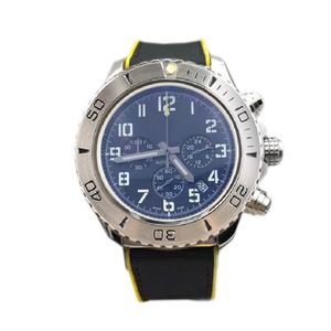 Herenhorloge Quartz Chronografie Beweging montre de luxe Horloges Mannelijke Klok Designer Horloges Rubber Nylon Band Watch263i