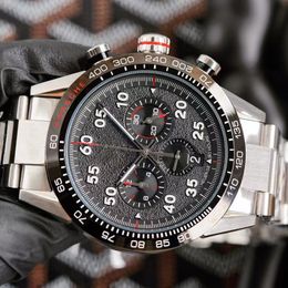 Heren Watch Quartz Timing Beweging Horloges 42 mm Big Dial Sapphire Waterproof polshorloge Montre de Luxe