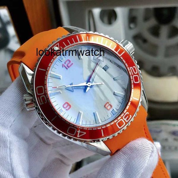 Montre pour hommes RLX montres de créateurs de luxe montre à bracelet orange montres pour hommes style océan 42mm Master 8900 verre saphir automatique modèle classique pliant