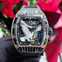 Montre homme RM montre-bracelet Richardmillie montre-bracelet Rm57-02 ailes d'aigle Tourbillon édition limitée loisirs sport montre-bracelet