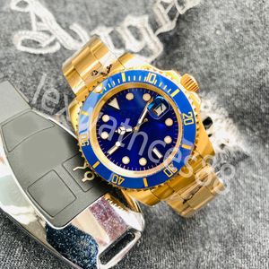 Herenhorloge Sea-Dweller uurwerk horloges van hoge kwaliteit diepblauwe wijzerplaat Saffier roestvrij staal waterdicht met verstelgesp klassiek luxe zakenhorloge